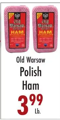 Garden Fresh Market Old Warsaw Polish Ham offer