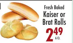Garden Fresh Market Fresh Baked Kaiser or Brat Rolls offer