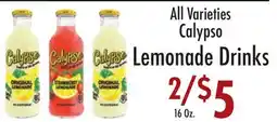 Garden Fresh Market All Varieties Calypso Lemonade Drinks offer