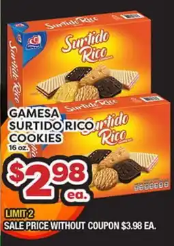 Torres Supermercado GAMESA SURTIDO RICO COOKIES offer