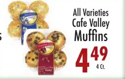 Garden Fresh Market All Varieties Cafe Valley Muffins offer