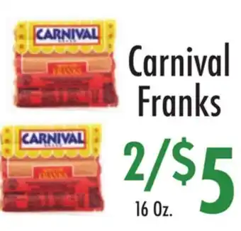 Garden Fresh Market Carnival Franks offer