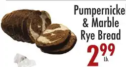 Garden Fresh Market Pumpernickel & Marble Rye Bread offer