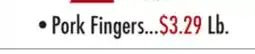 Garden Fresh Market Pork Fingers offer