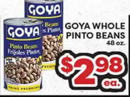 Torres Supermercado GOYA WHOLE PINTO BEANS offer