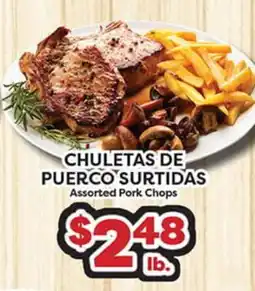 Torres Supermercado CHULETAS DE PUERCO SURTIDAS offer