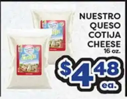 Torres Supermercado NUESTRO QUESO COTIJА CHEESE offer
