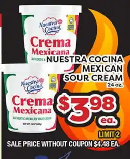 Torres Supermercado NUESTRA COCINA MEXICAN SOUR CREAM offer