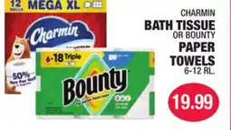 Carnicerias Jimenez CHARMIN BATH TISSUE OR BOUNTY PAPER TOWELS offer