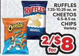 Torres Supermercado RUFFLES 7.25-10.25 oz. or CHEETOS 6.5-8.5 oz offer