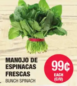 Carnicerias Jimenez BUNCH SPINACH offer