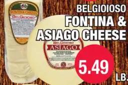 Carnicerias Jimenez BELGIOIOSO FONTINA & ASIAGO CHEESE offer