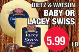Carnicerias Jimenez DIETZ & WATSON BABY OR LACEY SWISS offer