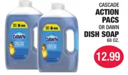 Carnicerias Jimenez CASCADE ACTION PACS OR DAWN DISH SOAP offer