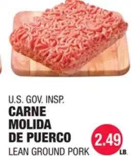 Carnicerias Jimenez U.S. GOV. INSPI CARNE MOLIDA DE PUERCO offer