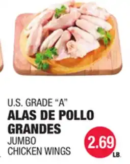 Carnicerias Jimenez U.S. GRADE A ALAS DE POLLO GRANDES offer