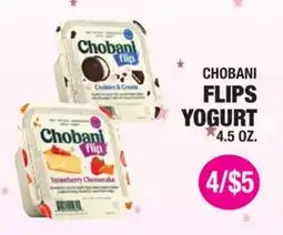 Carnicerias Jimenez CHOBANI FLIPS YOGURT offer