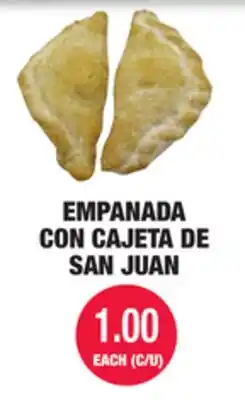 Carnicerias Jimenez EMPAÑADA CON CAJETA DE SAN JUAN offer
