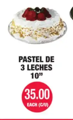 Carnicerias Jimenez PASTEL DE 3 LECHES 10 offer