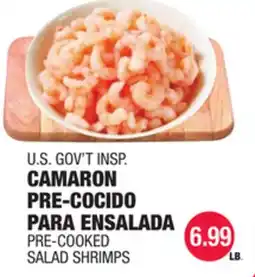Carnicerias Jimenez U.S. GOV'T INSP. CAMARON PRE-COCIDO PARA ENSALADA offer