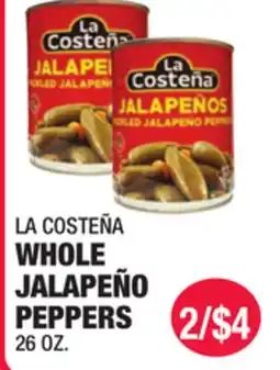 Carnicerias Jimenez LA COSTEÑA WHOLE JALAPEÑO PEPPERS offer