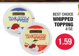Carnicerias Jimenez BEST CHOICE WHIPPED TOPPING offer