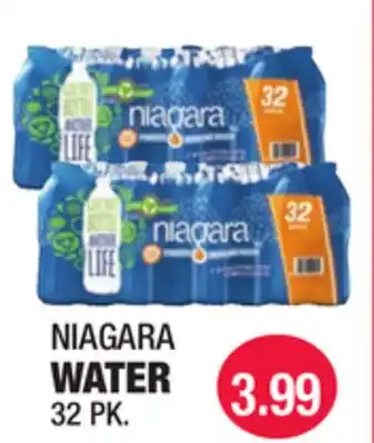 Carnicerias Jimenez NIAGARA WATER offer