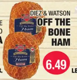 Carnicerias Jimenez OFF THE BONE HAM offer