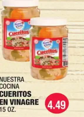 Carnicerias Jimenez NUESTRA COCINA CUERITOS EN VINAGRE offer