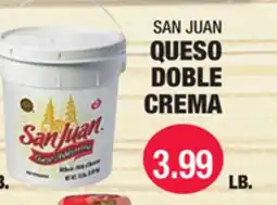 Carnicerias Jimenez SAN JUAN QUESO DOBLE CREMA offer