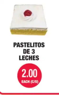 Carnicerias Jimenez PASTELITOS DE 3 LECHES offer