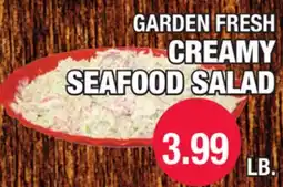 Carnicerias Jimenez GARDEN FRESH CREAMY SEAFOOD SALAD offer