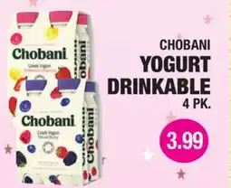 Carnicerias Jimenez CHOBANI YOGURT DRINKABLE offer