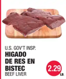 Carnicerias Jimenez U.S. GOV'T INSP. BEEF LIVER offer