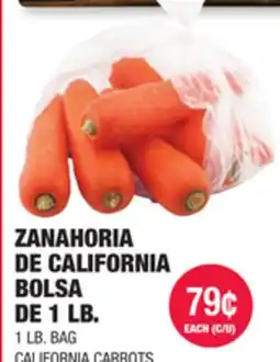 Carnicerias Jimenez ZANAHORIA DE CALIFORNIA BOLSA DE 1 LB offer