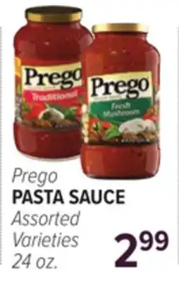 Cermak Fresh Market Prego PASTA SAUCE offer