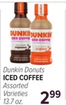 Cermak Fresh Market Dunkin Donuts ICED COFFEE offer
