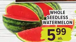 Cermak Fresh Market WHOLE SEEDLESS WATERMELON offer