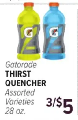 Cermak Fresh Market Gatorade THIRST QUENCHER offer