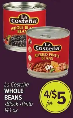 Cermak Fresh Market La Costeña WHOLE BEANS offer