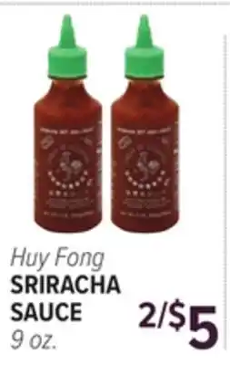 Cermak Fresh Market Huy Fong SRIRACHA SAUCE offer