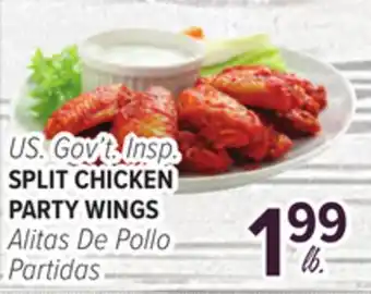 Cermak Fresh Market U.S. Gov't. Insp. SPLIT CHICKEN PARTY WINGS offer