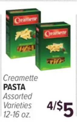 Cermak Fresh Market Creamette PASTA offer