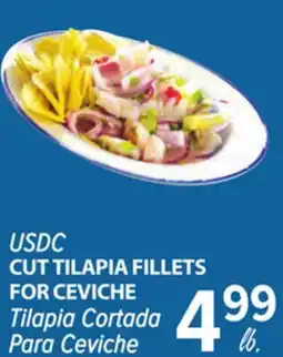 Cermak Fresh Market USDC CUT TILAPIA FILLETS FOR CEVICHE offer