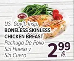 Cermak Fresh Market U.S. Gov't Insp. BONELESS SKINLESS CHICKEN BREAST offer