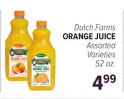 Cermak Fresh Market Dutch Farms ORANGE JUICE offer