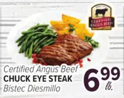 Cermak Fresh Market Certified Angus Beef CHUCK EYE STEAK offer