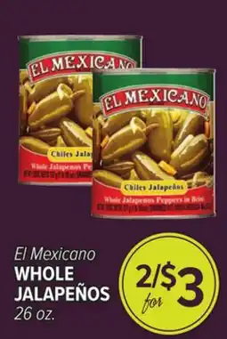 Cermak Fresh Market El Mexicano WHOLE JALAPEÑOS offer
