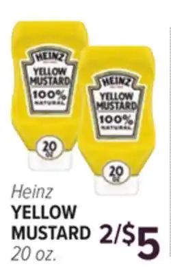 Cermak Fresh Market Heinz YELLOW MUSTARD offer