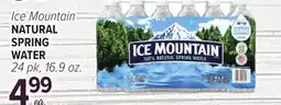 Cermak Fresh Market Ice Mountain NATURAL SPRING WATER offer